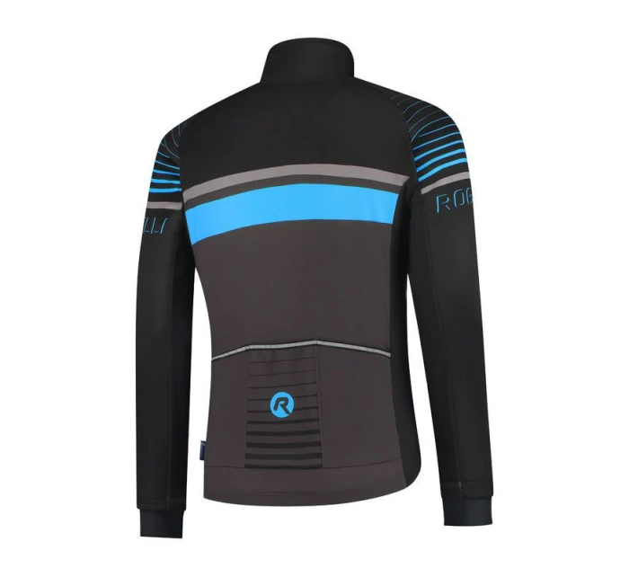 Rogelli HERO bunda čierno-modrá L