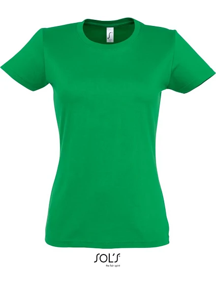 SOL'S Imperial Women Dámske tričko z hrubej bavlny 25.1502 kelly green