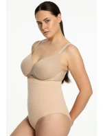 Julimex 441 bezšvové nohavičky s vysokým pásom farba:béžová