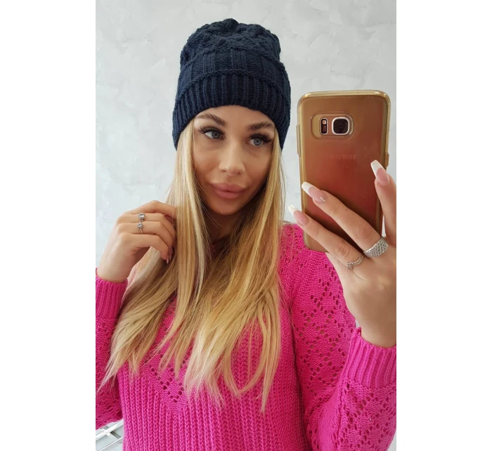 Fleecová čiapka Marta K231 navy blue Fleecová čiapka Marta K231 navy blue
