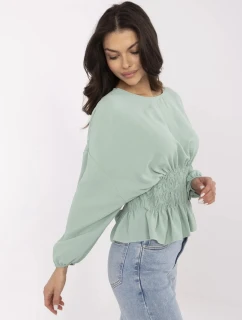 Blúzka D50021F11088A pistáciová