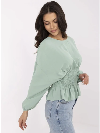 Blúzka D50021F11088A pistáciová