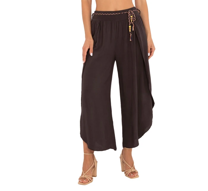 Spodnie TW SP BI model 21207212 ciemny brązowy - FPrice Spodnie TW SP BI model 21207212 ciemny brązowy - FPrice