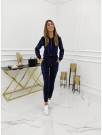 modrá velurová tepláková souprava model 17566853 - Vittoria Ventini modrá velurová tepláková souprava model 17566853 - Vittoria Ventini