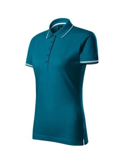 Dámske hladké polo tričko Perfection petrol