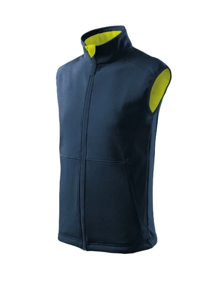 Vision pánska softshellová vesta námornícka modrá