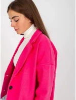 Dámsky kabát TW EN BI-7298-1.15 tmavo ružový - Och Bella