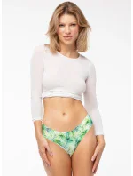 Nohavičky EXOTICO simple brasil green - Julimex Nohavičky EXOTICO simple brasil green - Julimex