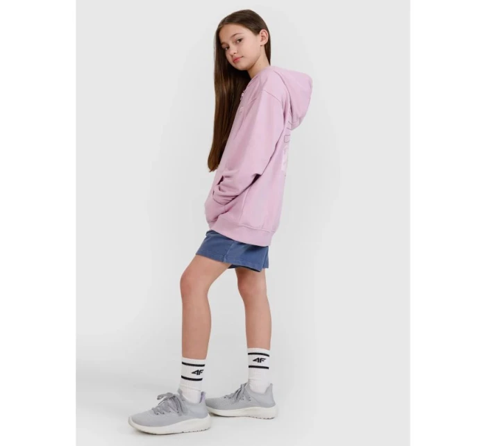 Dívčí mikina s kapucí model 21435764 - 4F