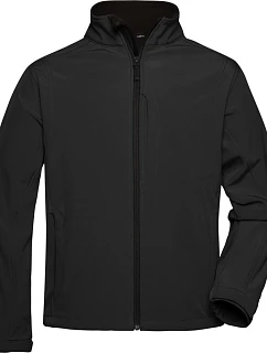 JN 135 Pánská 3vrstvá softshellová bunda model 22485579 black - Daiber
