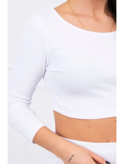 Souprava halenky a sukně v bílé barvě Souprava halenky a sukně v bílé barvě