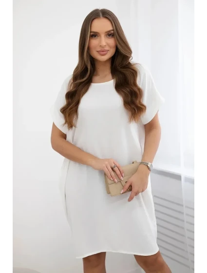 Šaty s vreckami ecru Šaty s vreckami ecru