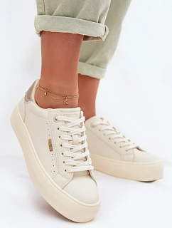 Sneakers na platformě Big Star model 22042659 Béžové - Big Star Shoes