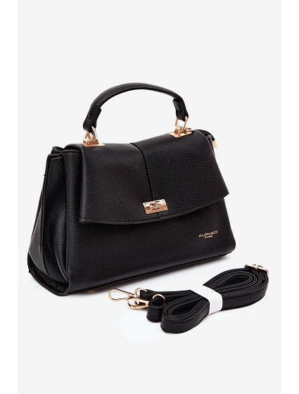 Dámská kabelka z imitace kůže Černá model 22221039 - Flora&Co Dámská kabelka z imitace kůže Černá model 22221039 - Flora&Co