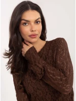 Bluzka IT BZ model 21808019 brązowy - FPrice Bluzka IT BZ model 21808019 brązowy - FPrice