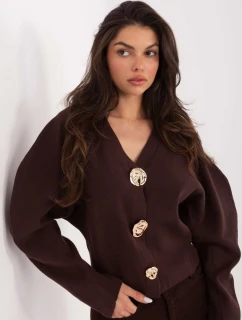 PM SW sveter CV6656.59 tmavohnedý