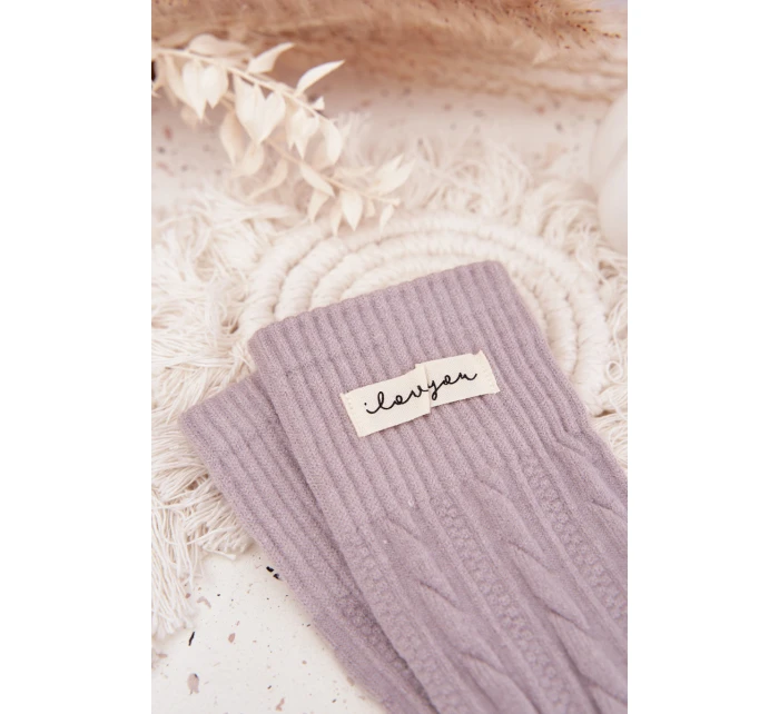 Teplé dámske ponožky s vlnou - sivé Teplé dámske ponožky s vlnou - sivé