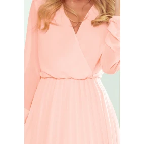 Dámske šaty 313-2 Svetloružová - Numoco Dámske šaty 313-2 Svetloružová - Numoco
