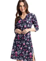 Dámska nočná košeľa Rosaria 72 tmavomodrá - Luna