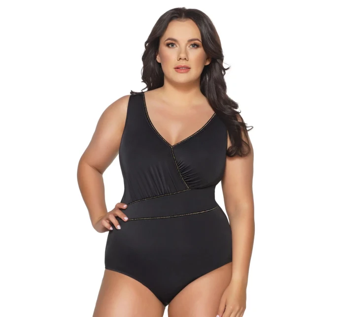 Dámske jednodielne plavky SKJ-59 Black - AVA