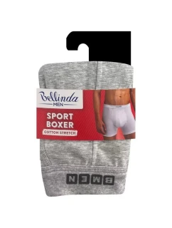 Pánske boxerky SPORT BOXER Light grey - BELLINDA