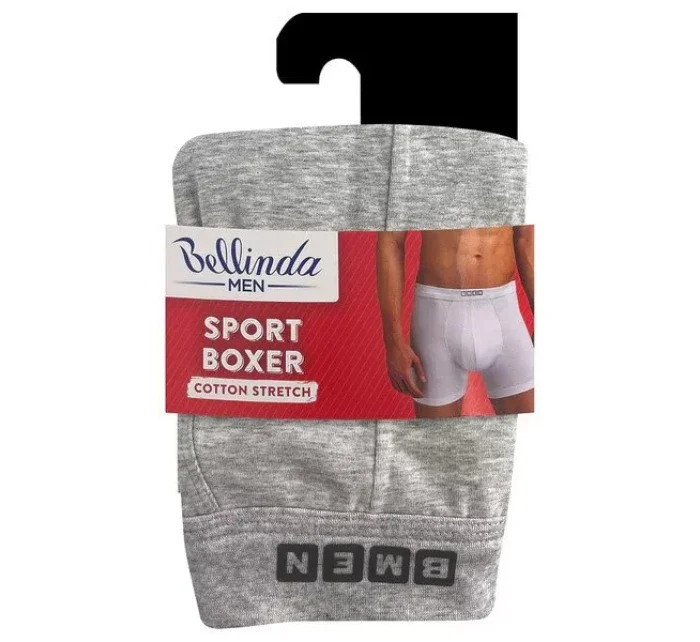 Pánske boxerky SPORT BOXER Light grey - BELLINDA Pánske boxerky SPORT BOXER Light grey - BELLINDA