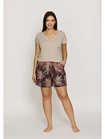 Mila Pyžamové šortky s potiskem S2XL model 22146018 - Mefemi