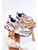 Dziecięce Buty Sportowe Memory Foam System Big Star JJ374269 Białe