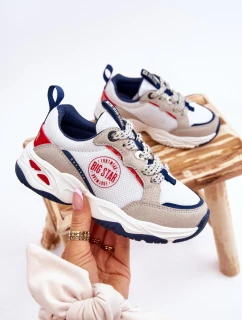 Dziecięce Buty Sportowe Memory Foam System Big Star JJ374269 Białe