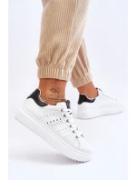 Dámská sportovní obuv bílá a černá Be model 21620265 - Boto