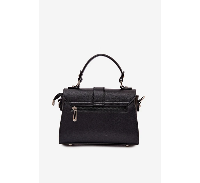 Kabelka přes rameno s odnímatelným popruhem černá Belveta