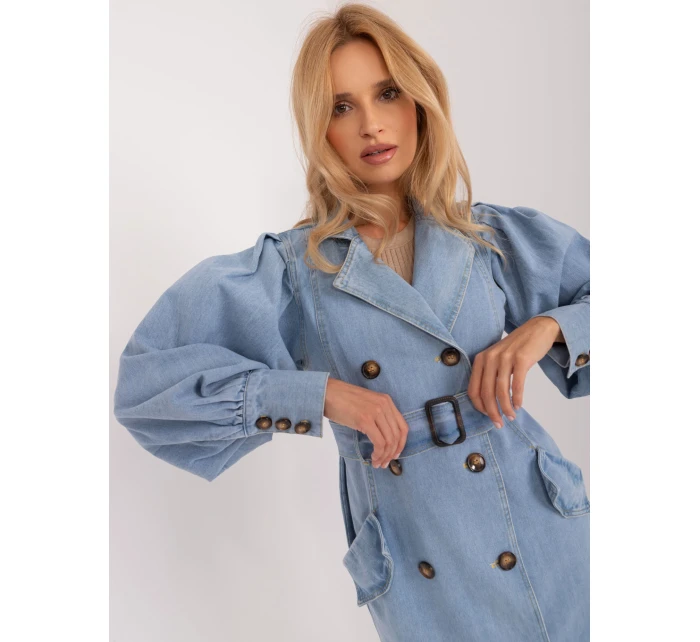 Płaszcz NM PL model 19648672 jasny niebieski - FPrice