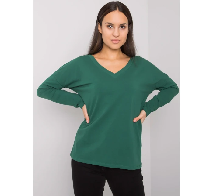 Blúzka RV BZ 7315.39X tmavo zelená