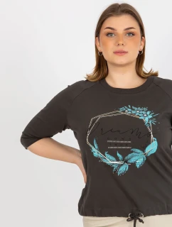 Dámska blúzka RV BZ 8458.01P tmavá khaki - FPrice