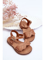 Klasické detské sandále Brown Izzy