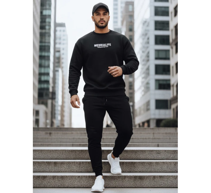 Pánská mikina s potiskem černá Dstreet model 21993009 - FashionStreet