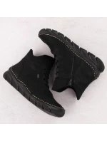 Dámské černé zateplené boty model 21904592 - Rieker