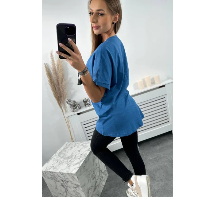 Bavlněná halenka s model 18753525 kapsou - K-Fashion Bavlněná halenka s model 18753525 kapsou - K-Fashion
