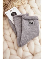 Damskie Grube Skarpety Szare