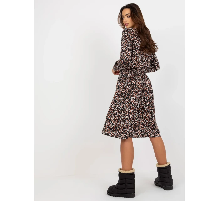 Šaty D73771M30365A čierno-béžové Šaty D73771M30365A čierno-béžové