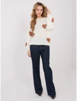 Sweter MO SW model 21886105 ecru - FPrice Sweter MO SW model 21886105 ecru - FPrice