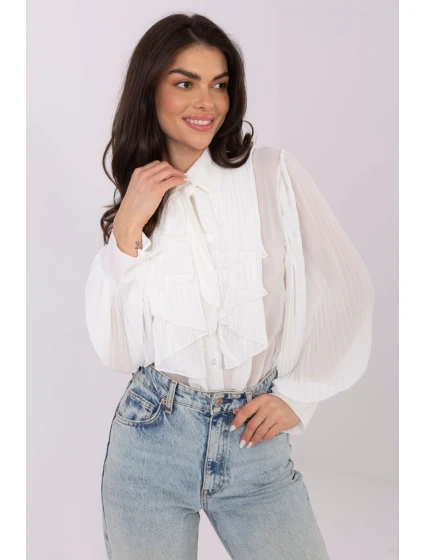 Košeľa s dlhým rukávom model 221588 Taliansko Moda Košeľa s dlhým rukávom model 221588 Taliansko Moda