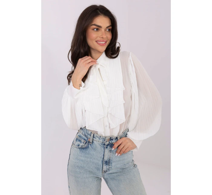 Košeľa s dlhým rukávom model 221588 Taliansko Moda Košeľa s dlhým rukávom model 221588 Taliansko Moda