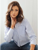 Dámská košile modrá Dstreet model 21972689 - FashionStreet Dámská košile modrá Dstreet model 21972689 - FashionStreet