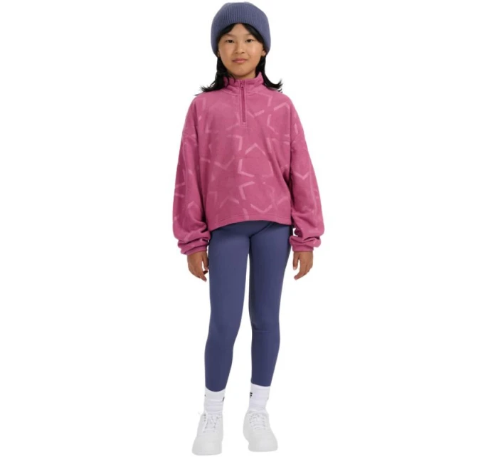 Dívčí fleece tmavě růžový JWAW25TFLE model 21394945 - 4F Dívčí fleece tmavě růžový JWAW25TFLE model 21394945 - 4F