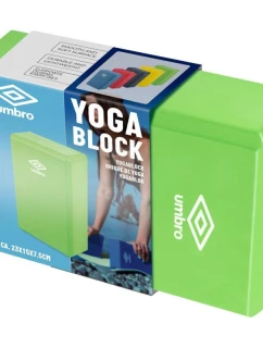 CVIČENIE BLOK JOGA PILATES FITNESS UMBRO ZELENÁ
