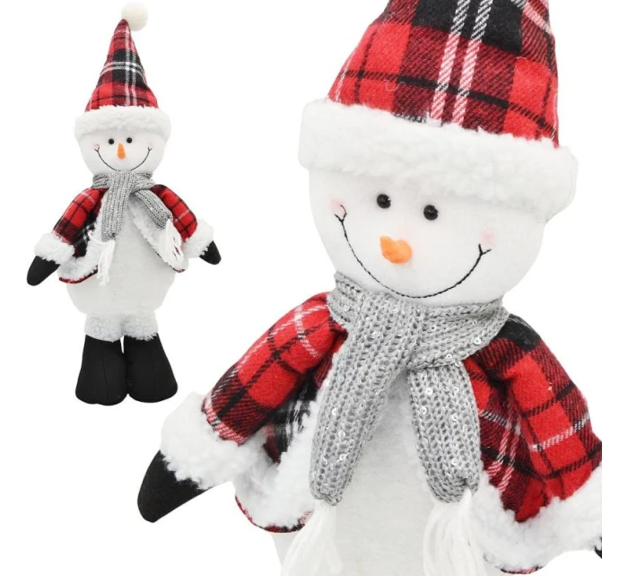 DEKORATÍVNY SNEHULIAK 50CM ČERVENÝ