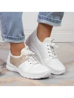 Pohodlná poltopánka Rieker W L3254-80 biela