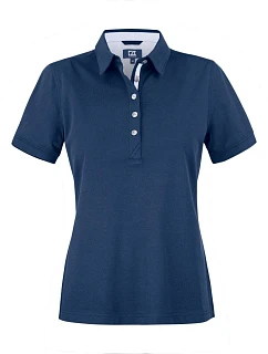 Cutter & Buck Advantage Premium Polo W Dámske piqué polo 68.4421 tmavomodrá