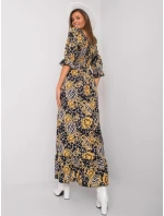 Šaty DHJ SK 13965 1.61P čierna a žltá Šaty DHJ SK 13965 1.61P čierna a žltá